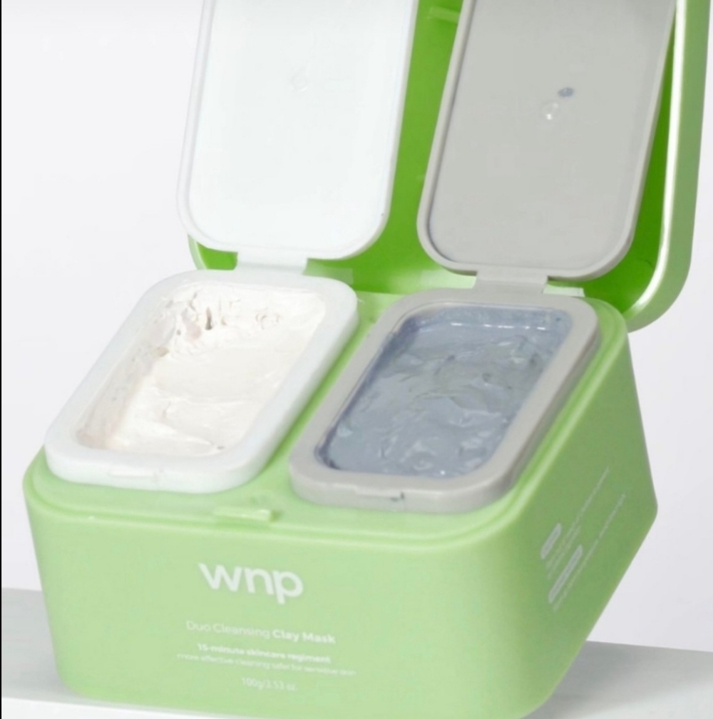 WNP Duo Cleansing Clay Mask 100g T-Zone U-Zone Korean Skincare New